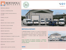 Tablet Screenshot of bertaiolaimpianti.com